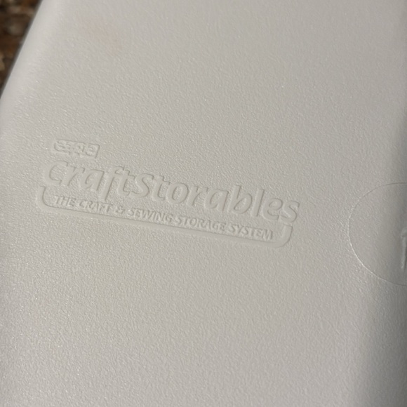 Eagle Craftstor Craft Sewing Tote Storage System Organizer Container 1 Tray 9” - Picture 2 of 4